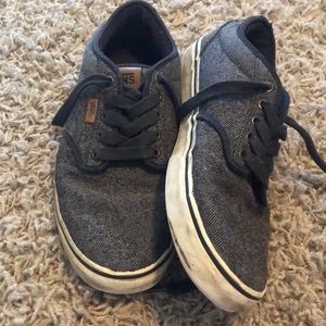 US MENS Size 10 denim-blue vans